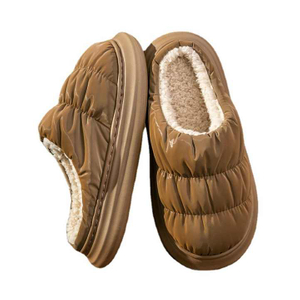 여성 따뜻한 플러시 홈 슬리퍼 안티 슬립 가을 겨울 신발 실내 집 바닥 침실 용 부드러운 침묵 슬라이드 