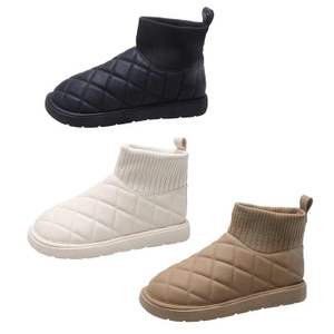 도매 겨울 발목 스노우 부츠 방수 미끄럼 방지 신발 캐주얼 따뜻한 플러시 신발을 유지
