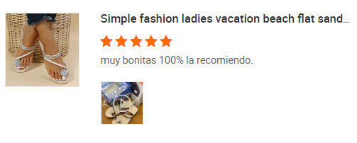 플랫 비치 샌들