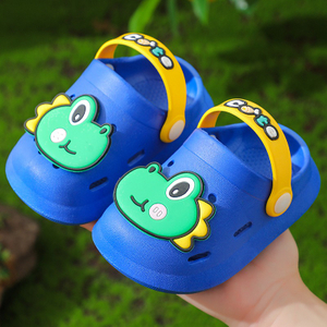 아기 유아 어린이 소녀 소년 정원 어린이 나막신 공룡 슬리퍼 만화 슬라이드 비치 
