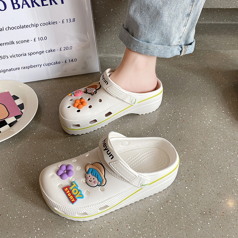 여름 정원 신발,숙녀 클라우드 가든 신발,만화 노새 나막신,만화 해변 슬리퍼,숙녀 해변 슬리퍼