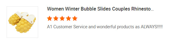 여성 겨울 버블 슬라이드