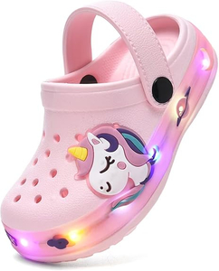 모피가 늘어선 유아 막힘 아이 슬리퍼 퍼지 라이트 업 샌들 소년 소년 신발 겨울 따뜻한 만화 슬라이드 가벼운 미끄러짐