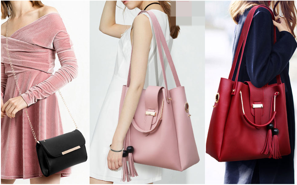 숙녀 3 PC 가방, 유명 브랜드 어깨 가방, 여자 PU 핸드백, 숙녀 술 토트, 여자 어깨 가방