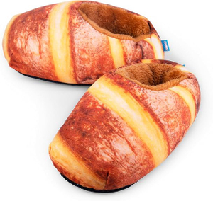 로퍼 빵 슬리퍼 참신 플러시 슬리퍼 남성 여성 및 어린이를위한 재미있는 선물