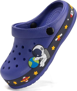 키즈 막힘 소년 여자 정원 신발 유니osex- 자녀 만화 슬라이드 샌들 피벗 힐 스트랩