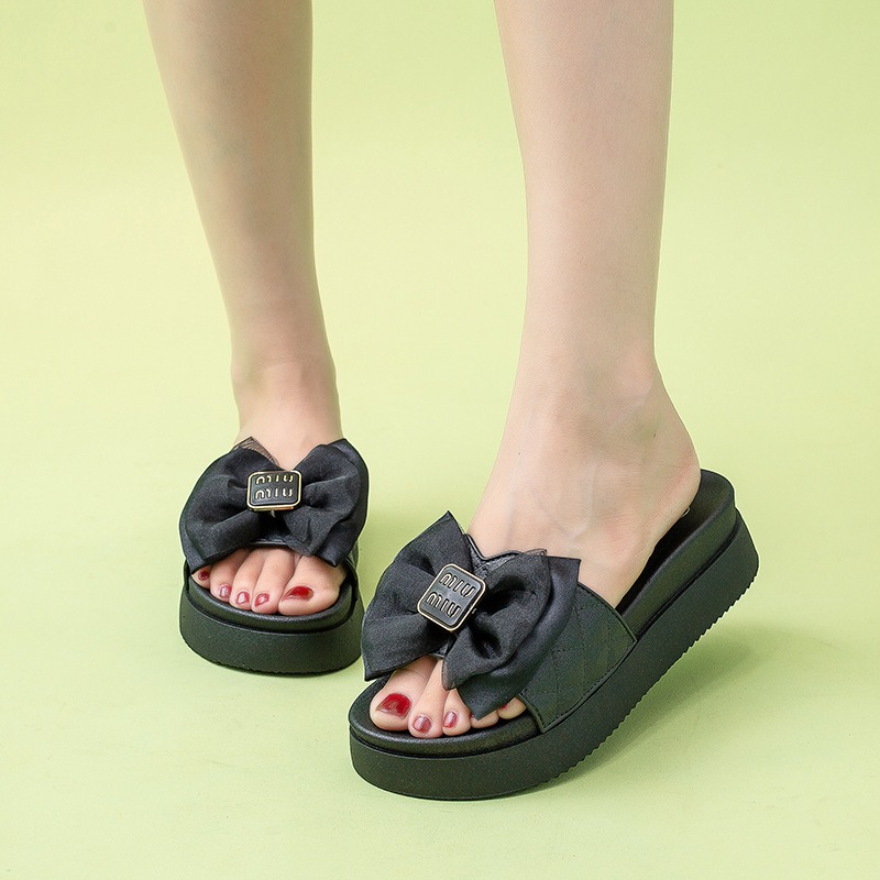 웨지 플랫폼 여성 보헤미안 여성 여름 신발 여름 슬리퍼 활 대형 