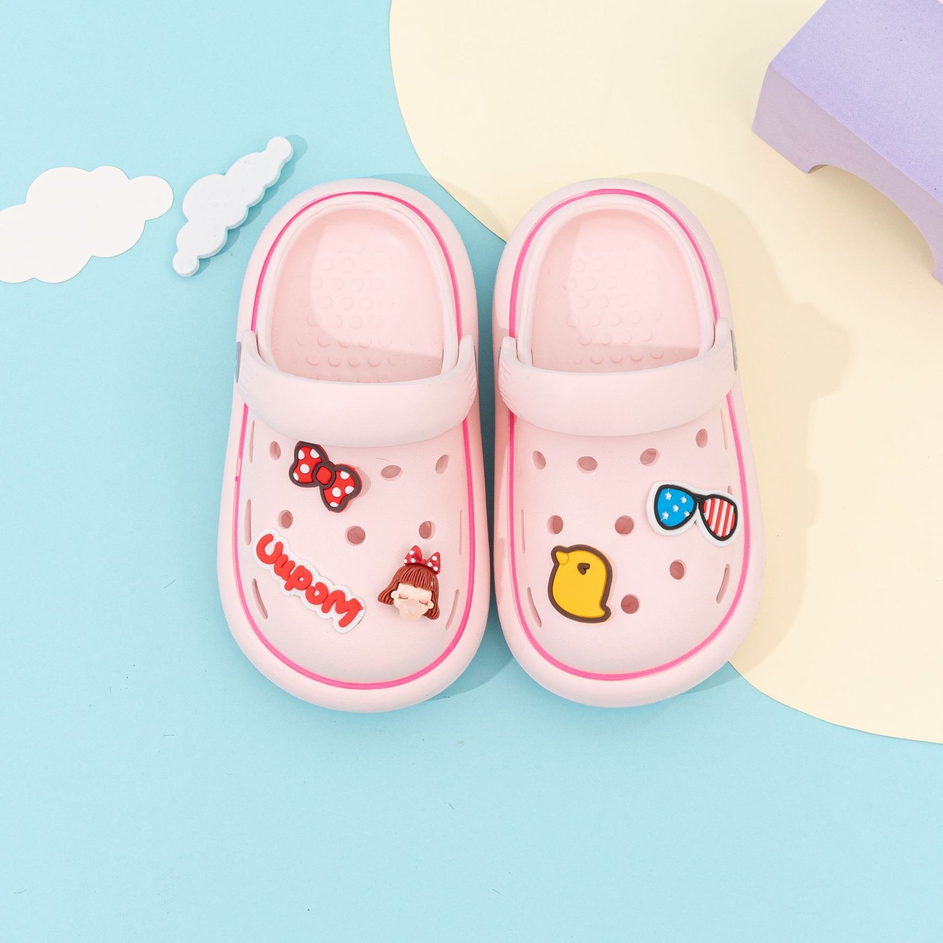 사랑스러운 어린이 슬리퍼, 여름용 어린이 슬리퍼, 만화 활 어린이 슬리퍼, 부드러운 어린이 슬리퍼, 미끄럼 방지 어린이 슬리퍼