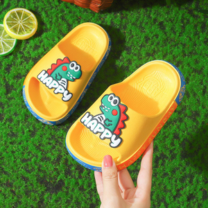 여름 만화 귀여운 미끄럼 방지 부드러운 밑창 어린이 실내 목욕 소년 소녀 홈 아기 슬리퍼