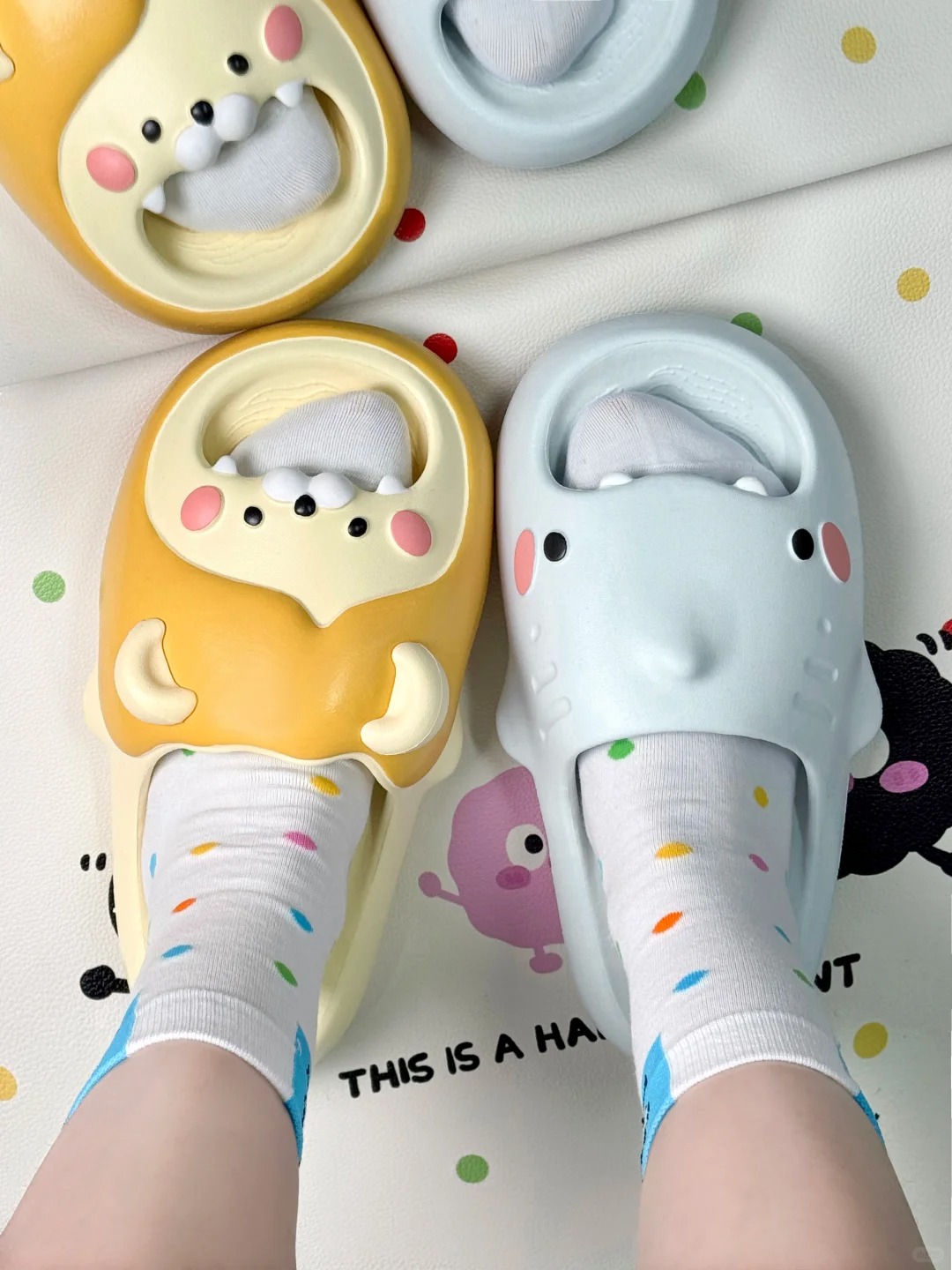 진행 보고서! 왼쪽 사자와 오른쪽 상어 샘플이 마침내 여기에 있습니다. 