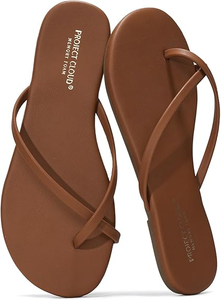 여성 신발을위한 구름 플립 플립 - 메모리 폼 및 가벼운 해변 필수 샌들 편안