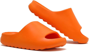 베개 슬리퍼 여성과 남성을위한 슬리퍼, Eva 편안한 부드러운 빠른 건조 고무 샤워 구름 슬라이드, 경량 스파 마사지 성인 커플 실내 및 실외를위한 여름 샌들