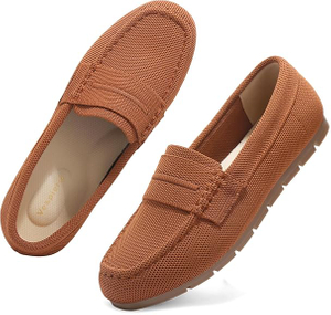 여성용 여성 편안한 미끄러짐 작업 아파트 신발 여성 드레스 캐주얼 워킹 슈즈