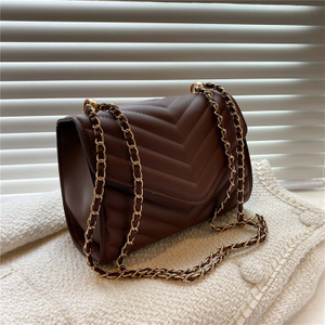 빈티지 리벳 체인 여성을위한 작은 어깨 가방 디자이너 핸드백 플랩 PU 가죽 스퀘어 크로스 바디 백 