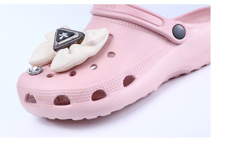 1pcs Bowknot 방해물 매력 녹색 파란색 흰색 검은 색 활 PVC 신발 액세서리 커플 어린이 선물 장식