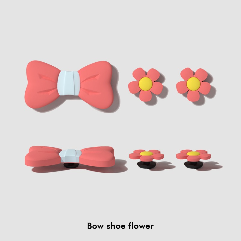 여자 남자 여름 해변 상어 슬리퍼 탑 핀 매력 만화 Pvc 치즈 나막신 매력 액세서리 신발 버클 장식