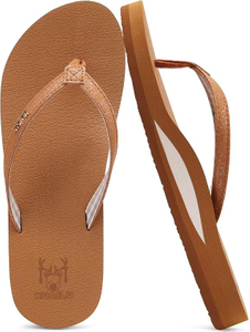 여성 아치 지원 플립 플롭 플립 편안한 요가 매트 슬립 여름 해변 산책 끈 쿠션 샌들